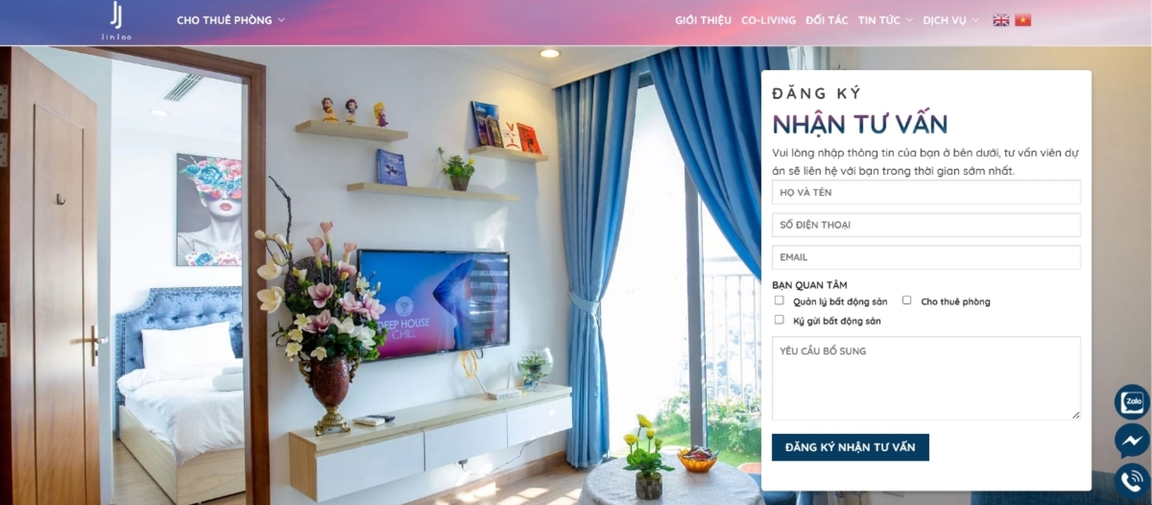 JinJoo Home - Mô hình co-living hiện đại cho giới trẻ