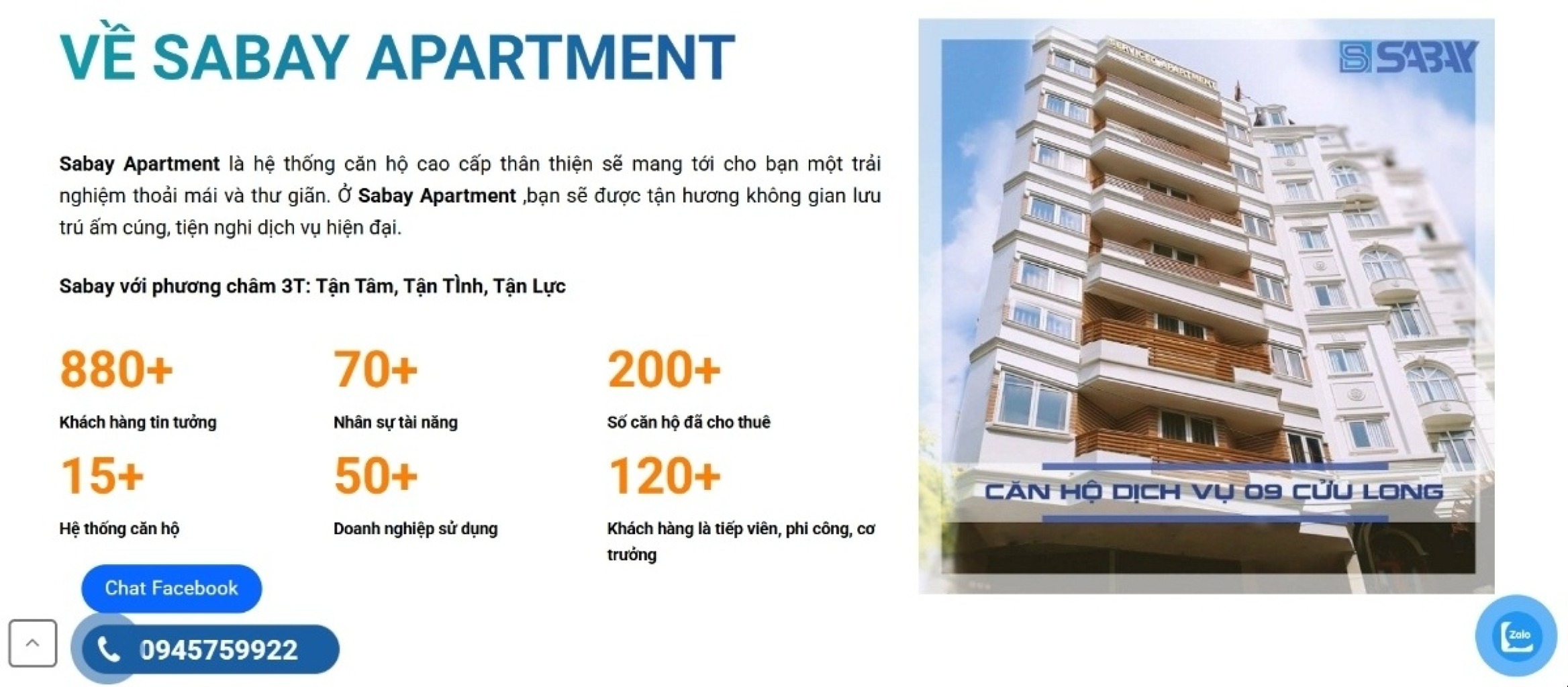Sabay Apartment - Cho thuê căn hộ dịch vụ linh hoạt