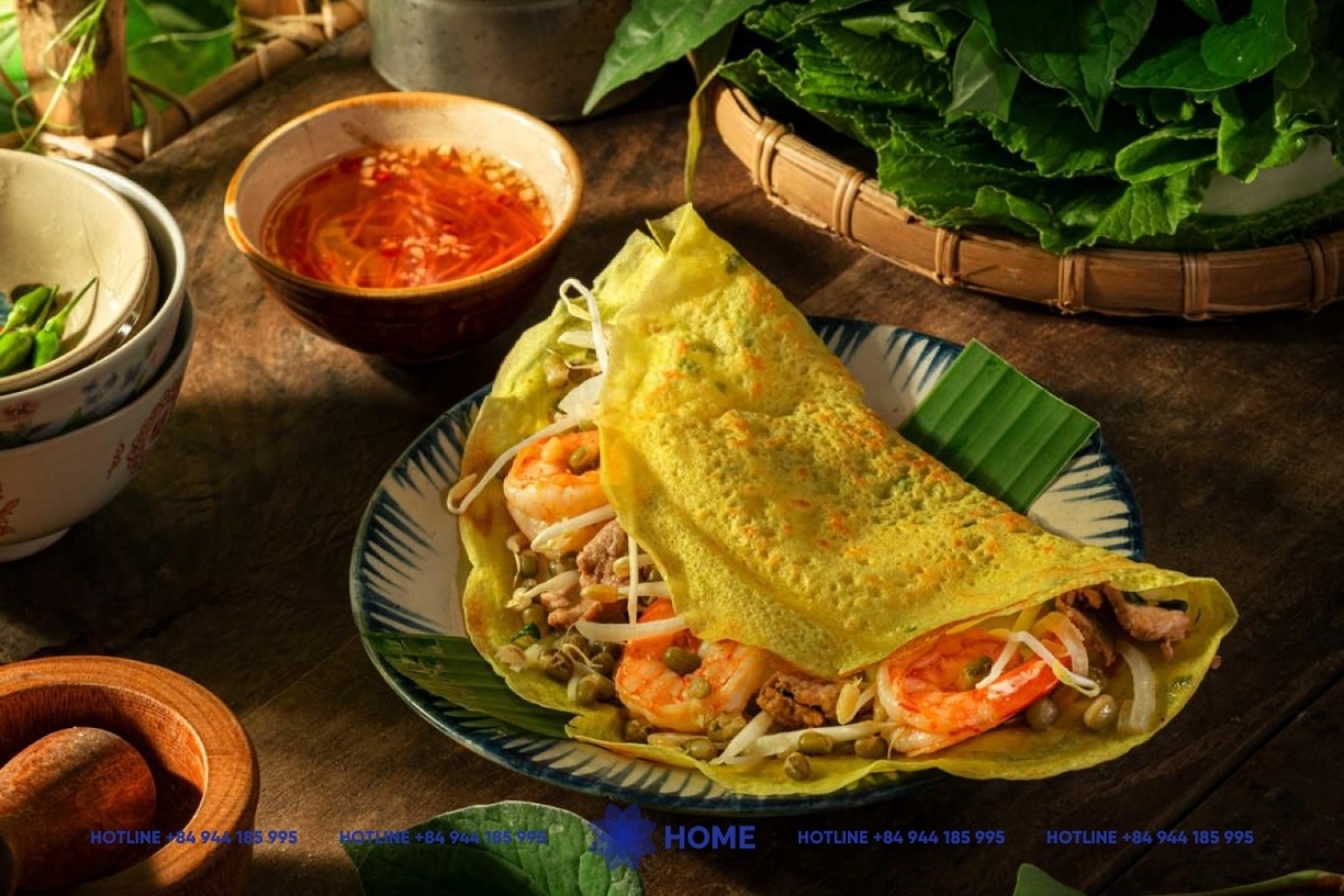 Vietnamese sizzling pancake Vietnamese sizzling pancake