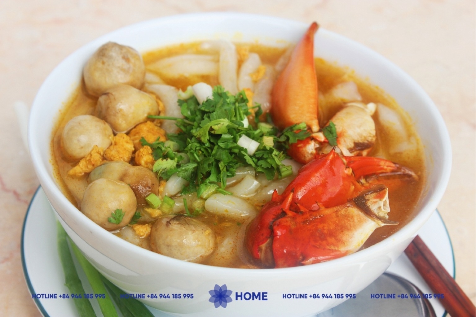 Vietnamese thick noodle soup Vietnamese thick noodle soup