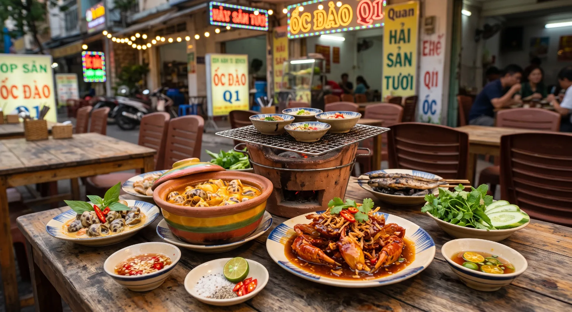 Food Tour S&agrave;i G&ograve;n 1 ng&agrave;y: Lịch tr&igrave;nh "c&agrave;n qu&eacute;t" m&oacute;n ngon từ s&aacute;ng đến đ&ecirc;m
