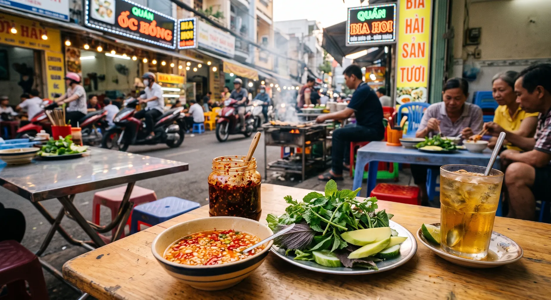 Food Tour S&agrave;i G&ograve;n 1 ng&agrave;y: Lịch tr&igrave;nh "c&agrave;n qu&eacute;t" m&oacute;n ngon từ s&aacute;ng đến đ&ecirc;m