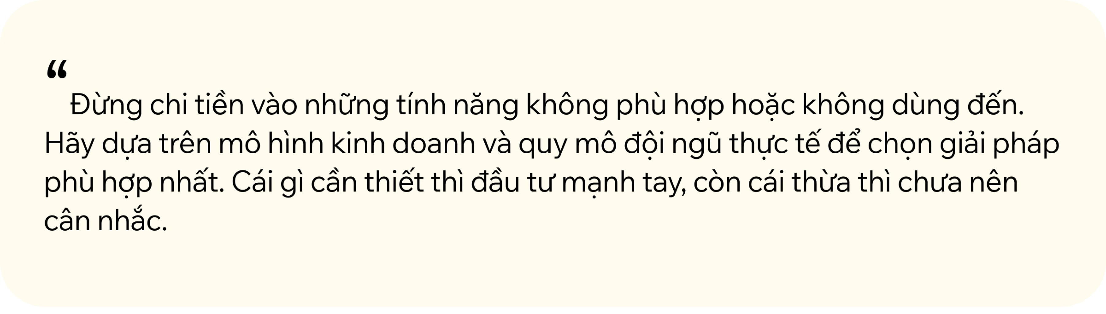 Lời khuy&ecirc;n từ chuy&ecirc;n gia vận h&agrave;nh kh&aacute;ch sạn: n&ecirc;n t&igrave;m phần mềm ph&ugrave; hợp với nhu cầu thực tế vận h&agrave;nh của m&igrave;nh