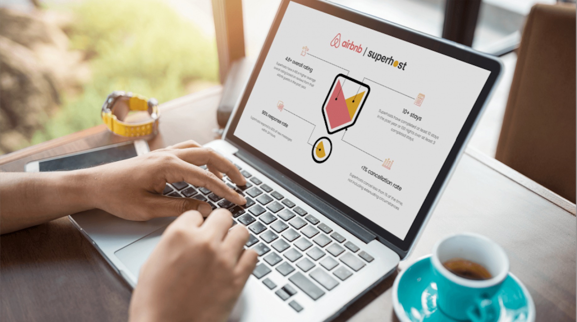 Mô tả huy hiệu superhost của Airbnb